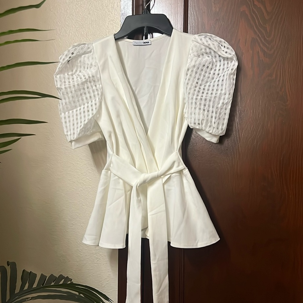Classy White Blouse